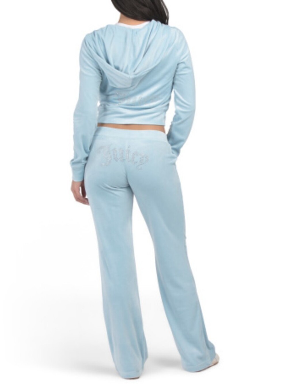 Juicy Couture OG Bling Velour Track Pants Size S